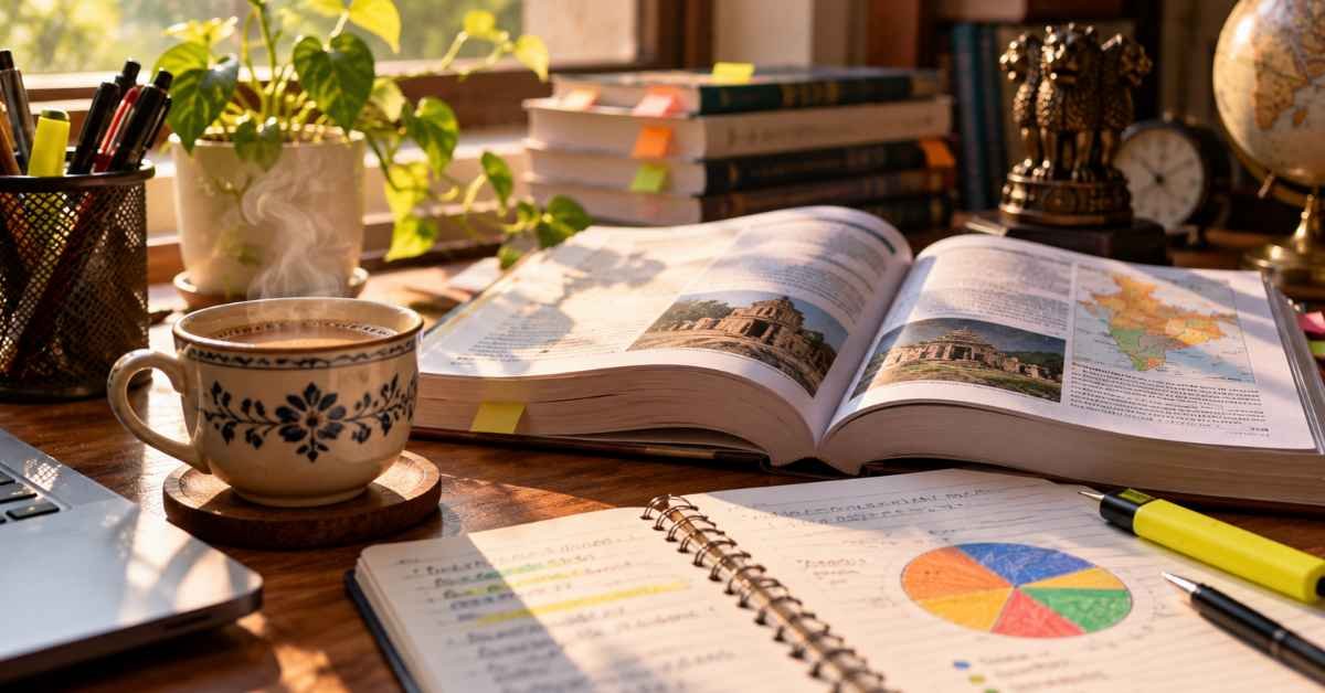 CGPSC Prelims 2026 subject wise weightage and best booklist study setup for Chhattisgarh PSC preparation
