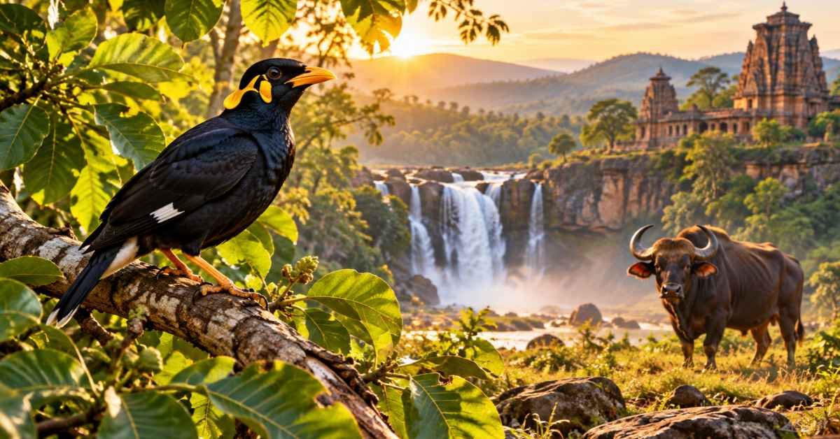Chhattisgarh Sthapana Diwas 1 November history and state symbols like Hill Myna and Wild Buffalo